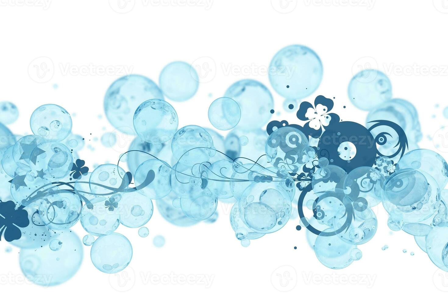 Bubbles Ornament Background photo