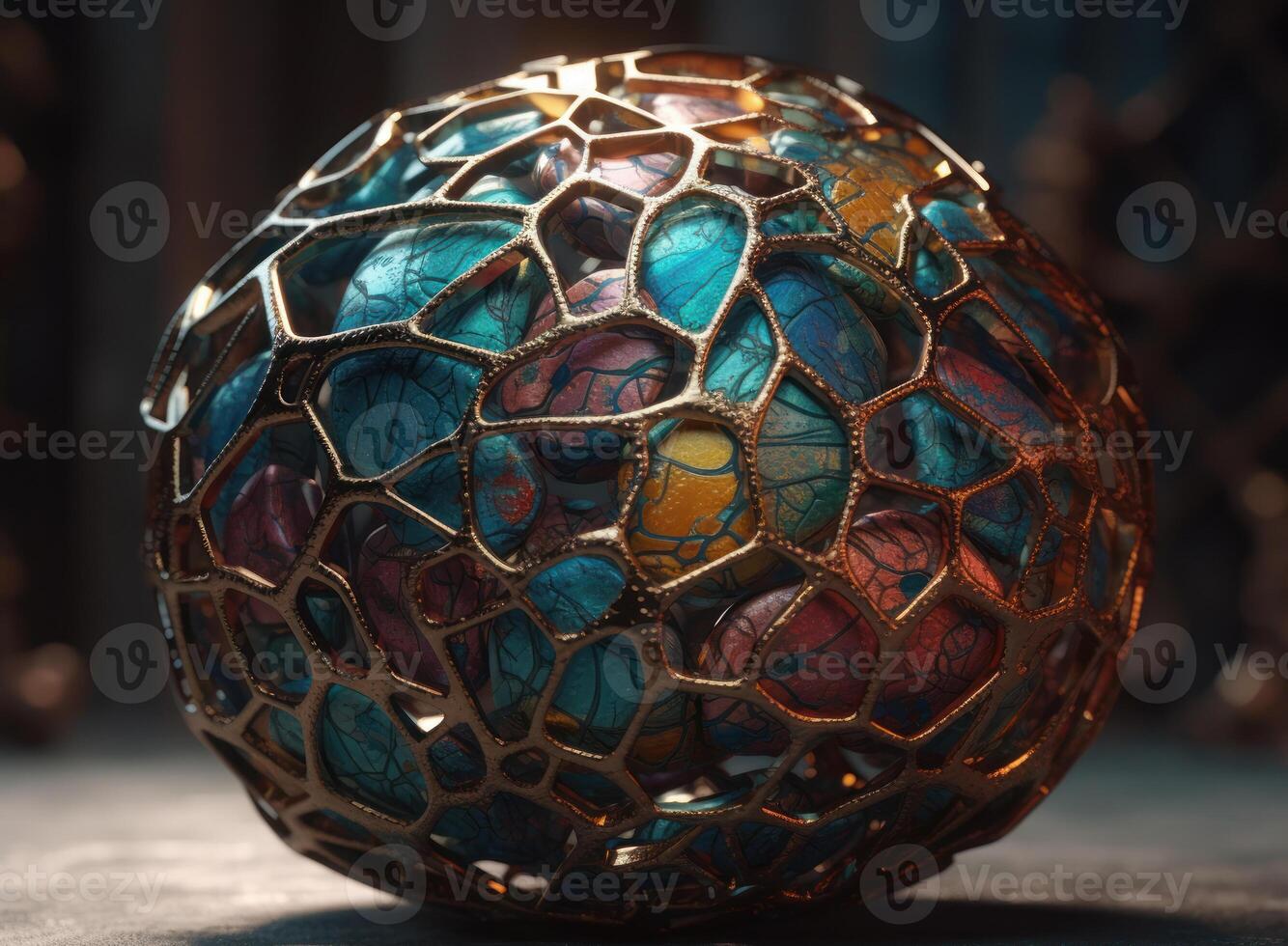 Colorful abstract background An abstract image featuring organic shapes and lines that intersect and overlap created with technology. photo