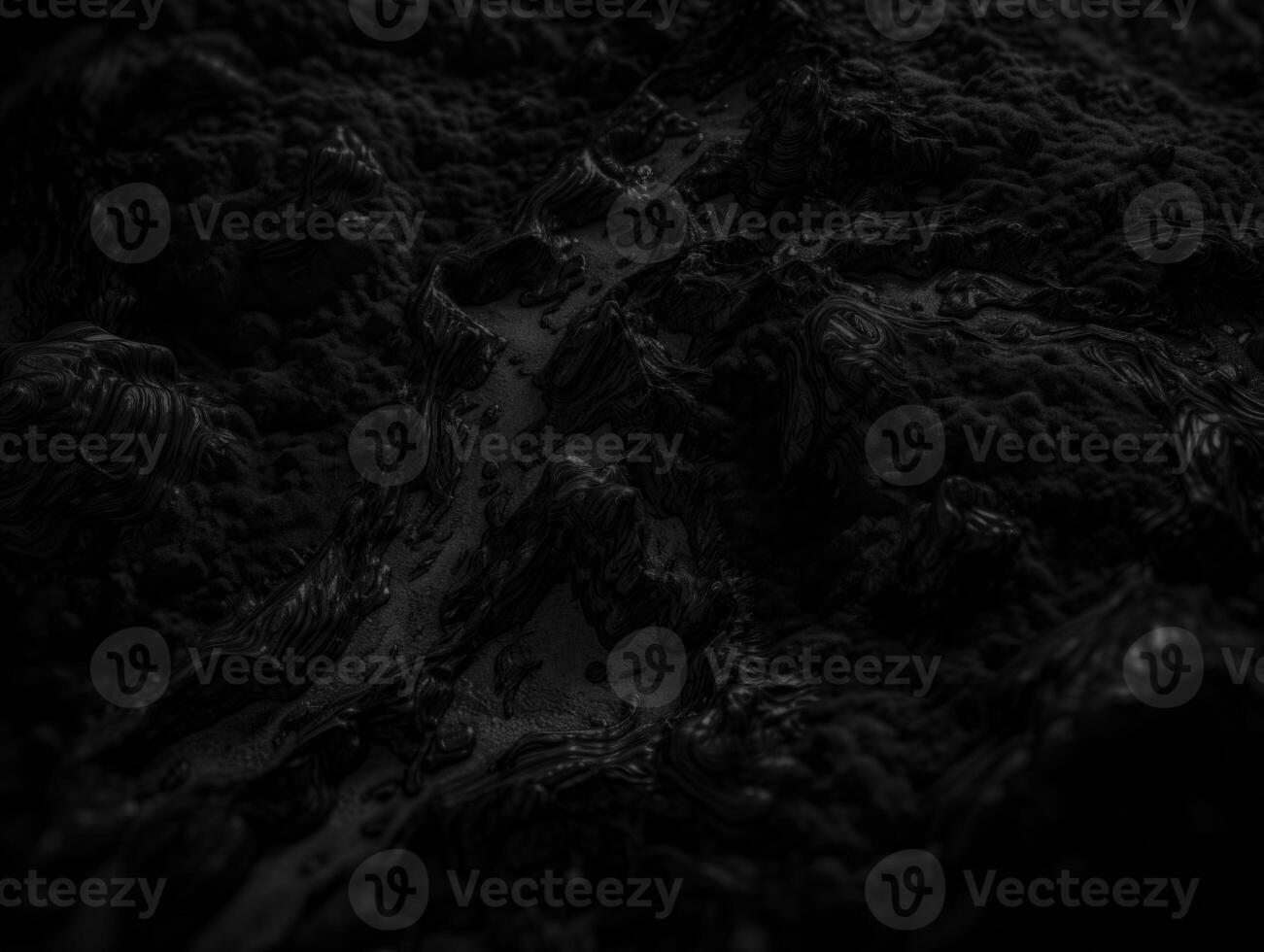 Black and white paper cut terrain background created with technology. photo