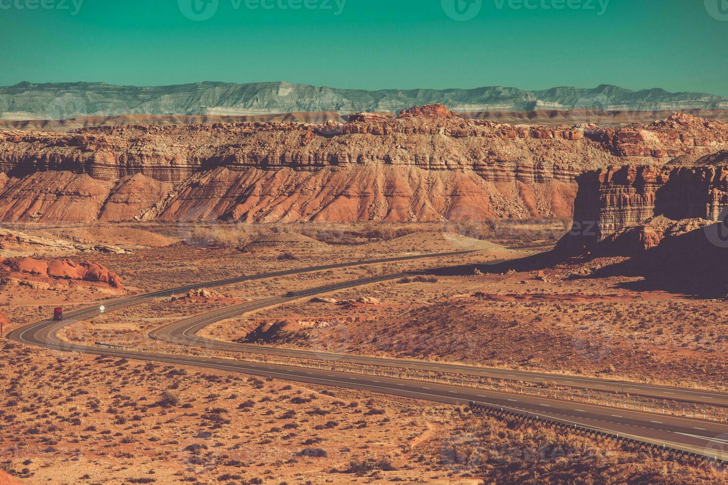 Utah Scenic Interstate Highway 70 photo