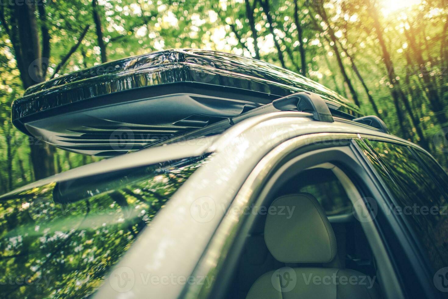 Vehicle Roof Cargo Closeup photo