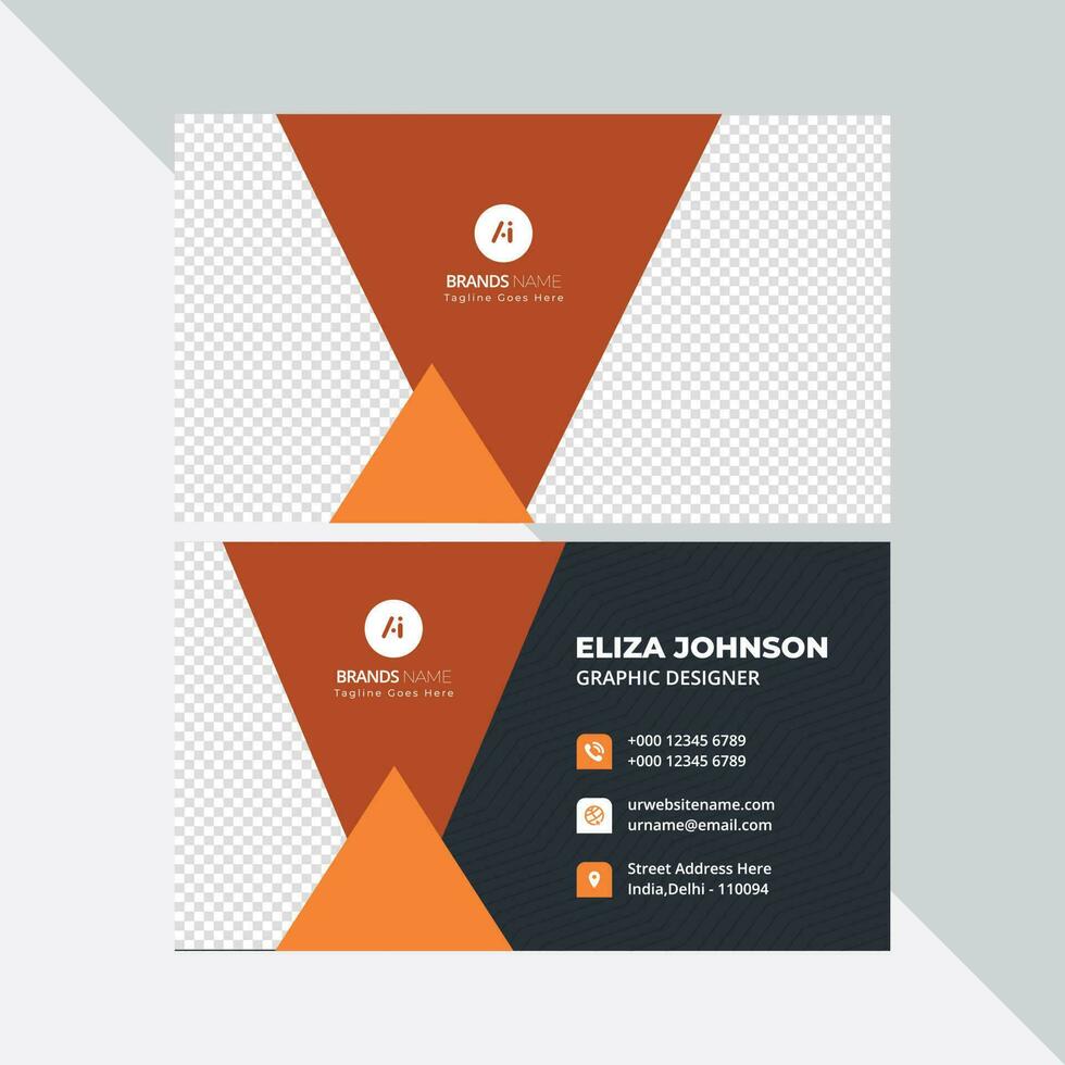Corporate Vising Card Design 24530724 Vector Art at Vecteezy