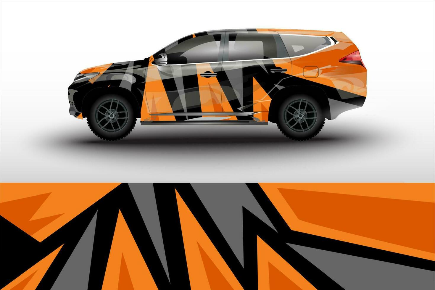 vector racing car sticker wrap livery design