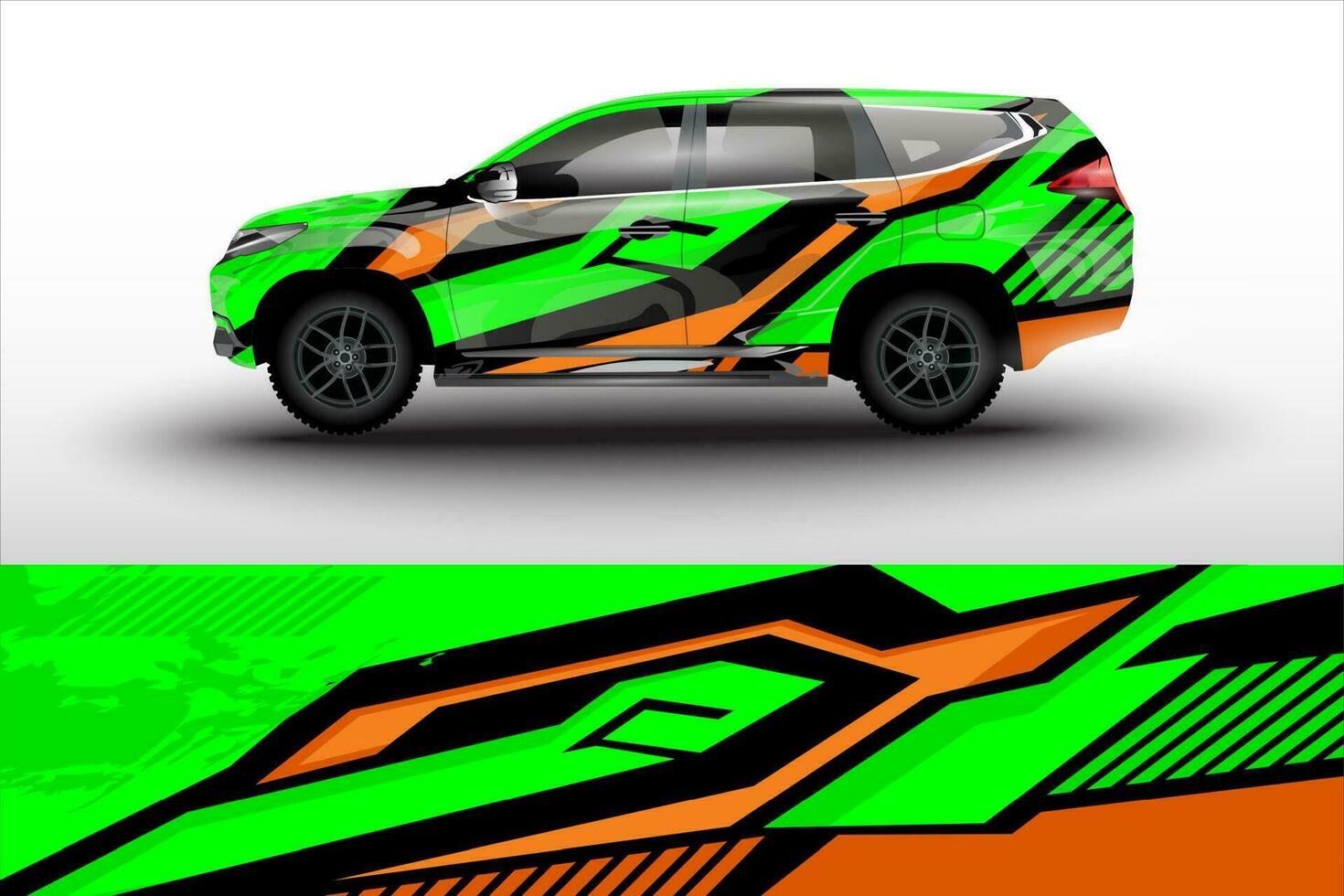 vector racing car sticker wrap livery design