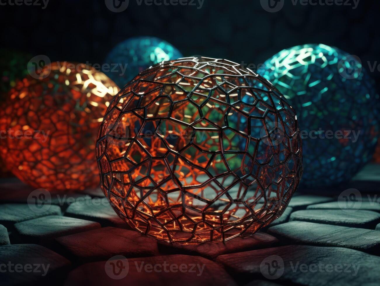 Colorful abstract background An abstract image featuring organic shapes and lines that intersect and overlap created with technology. photo