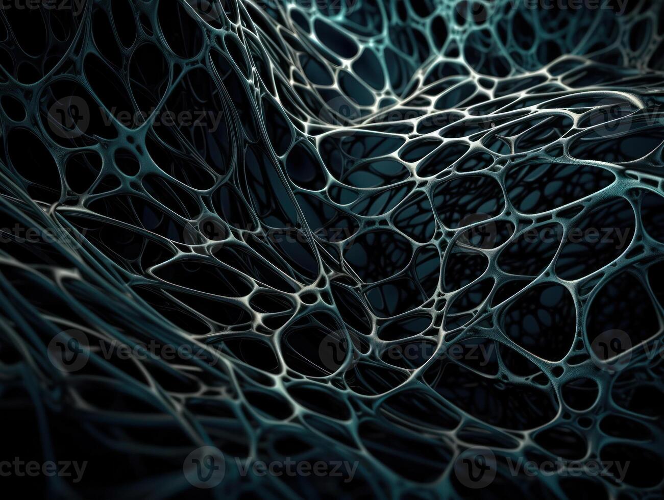 Dark black abstract background An abstract image featuring organic shapes and lines that intersect and overlap created with technology. photo