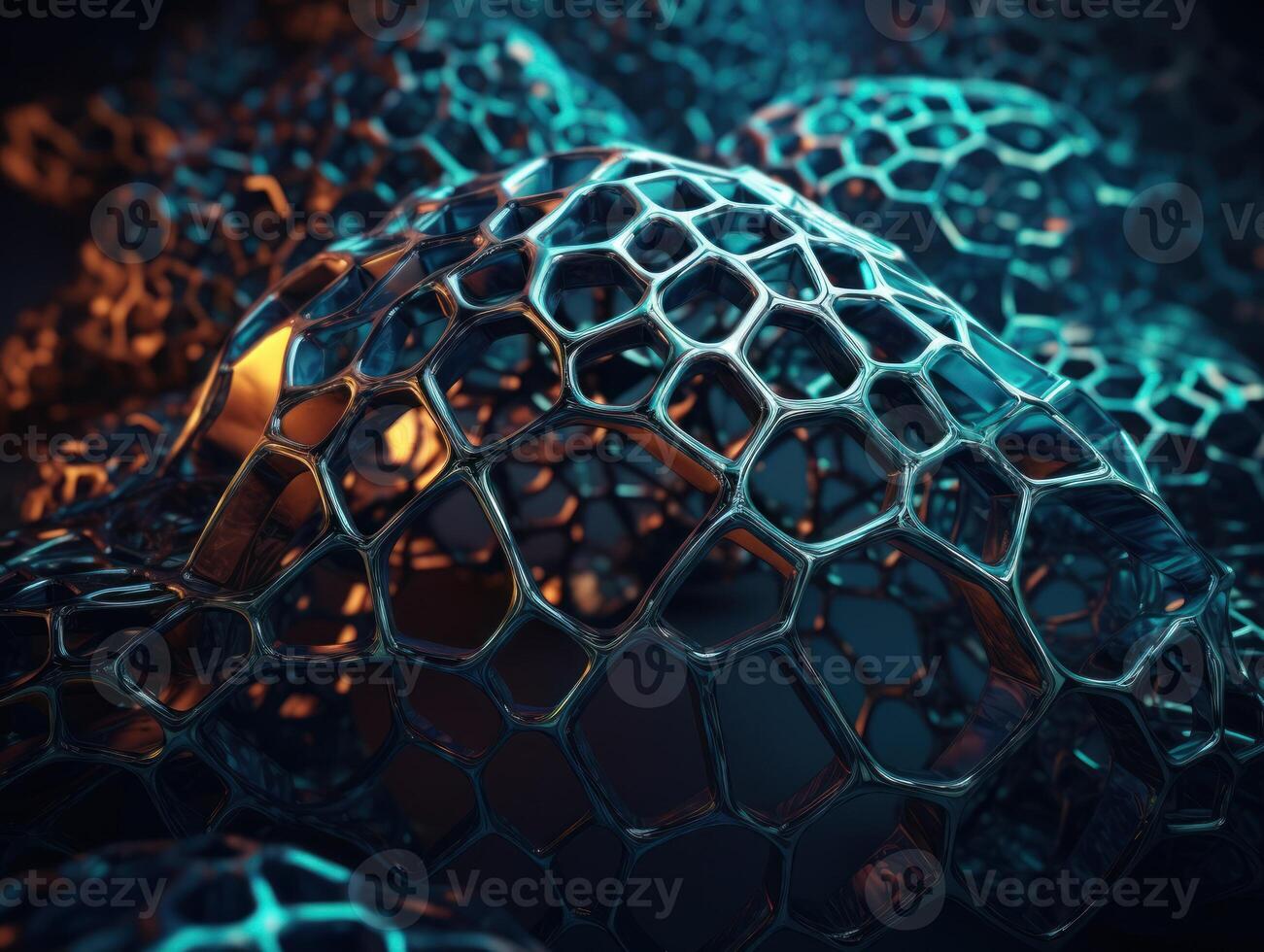 Colorful abstract background An abstract image featuring organic shapes and lines that intersect and overlap created with technology. photo