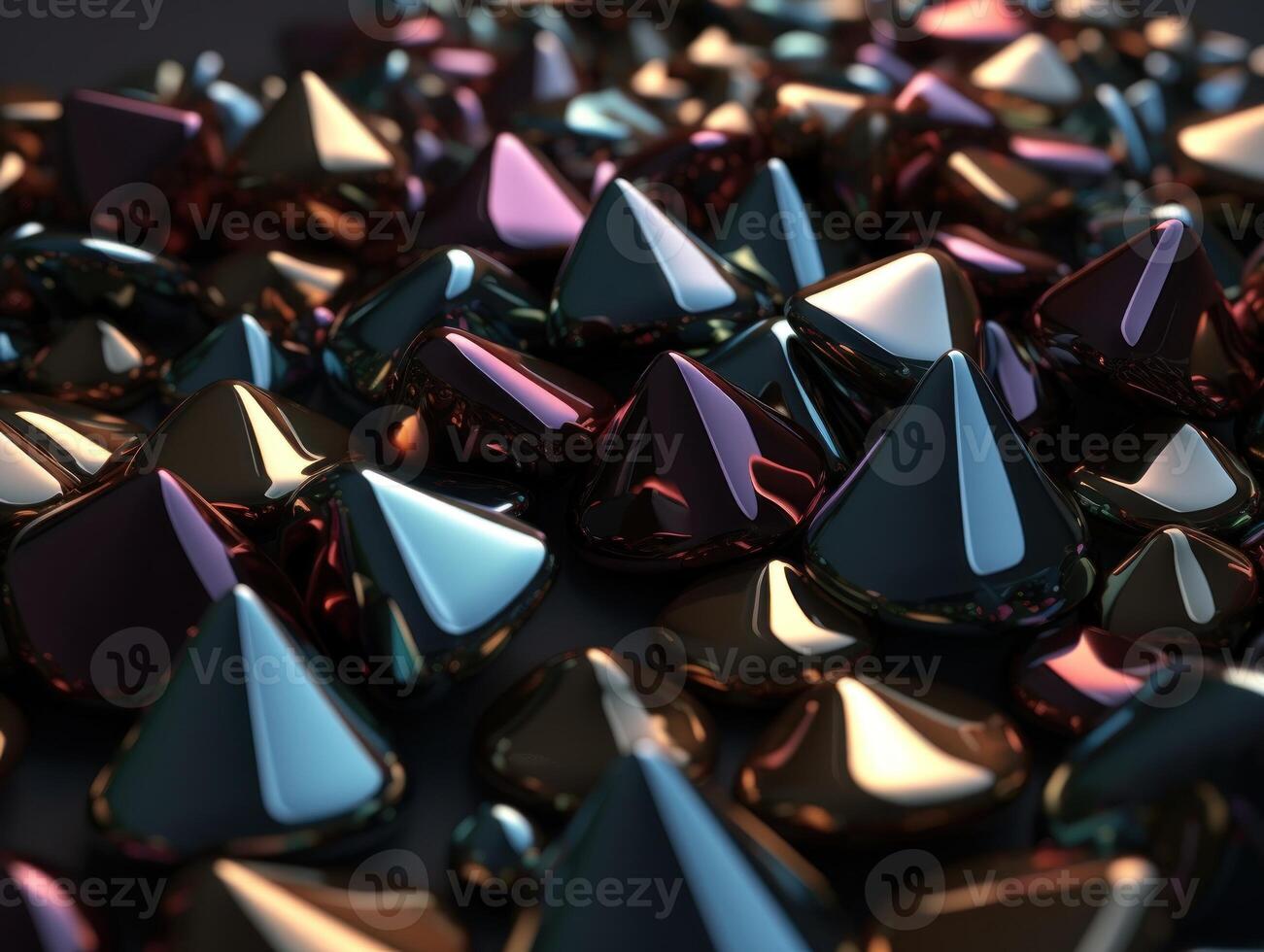 Futuristic abstract triangle geometric background created with technology photo