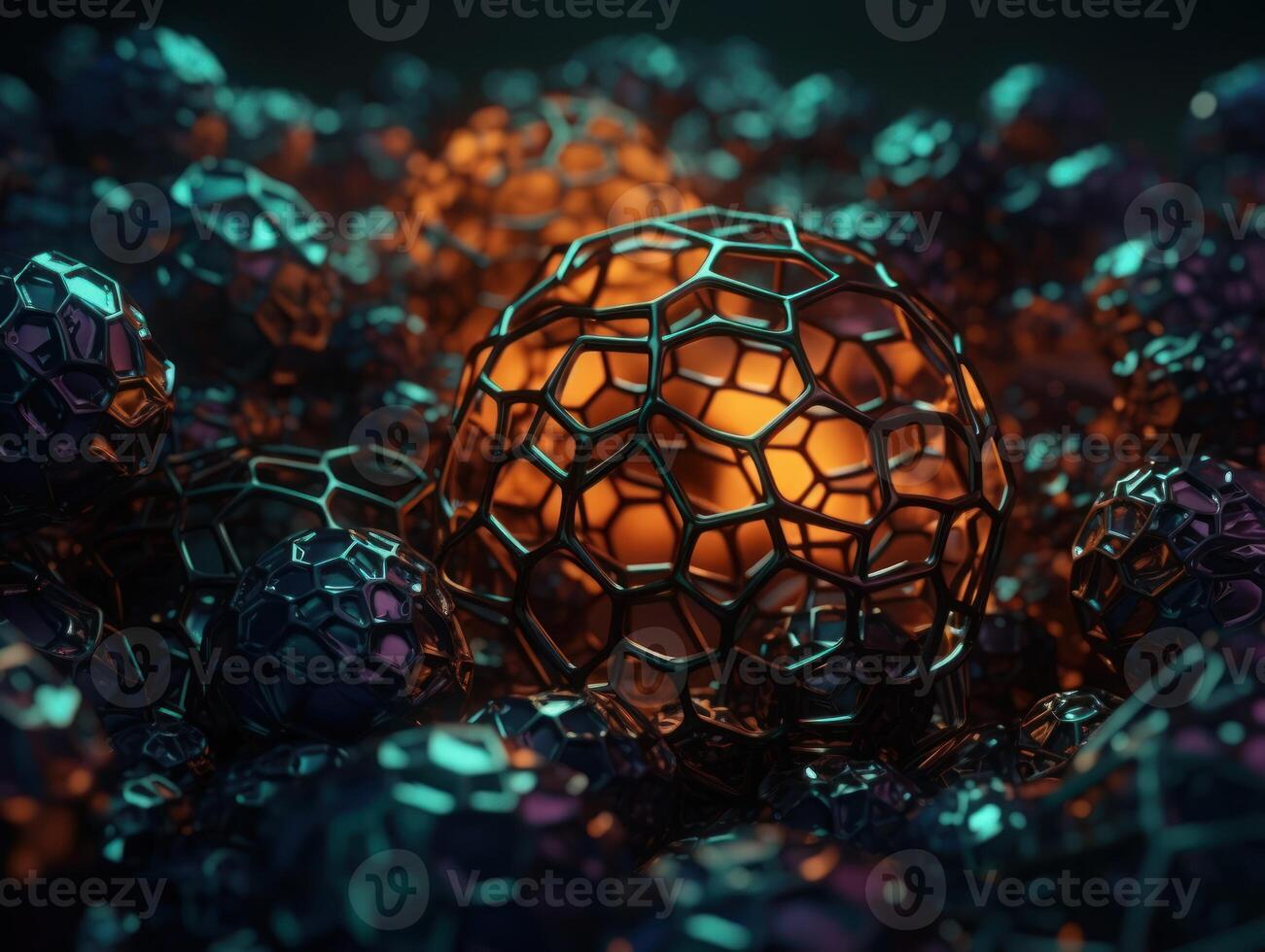 Colorful abstract background An abstract image featuring organic shapes and lines that intersect and overlap created with technology. photo