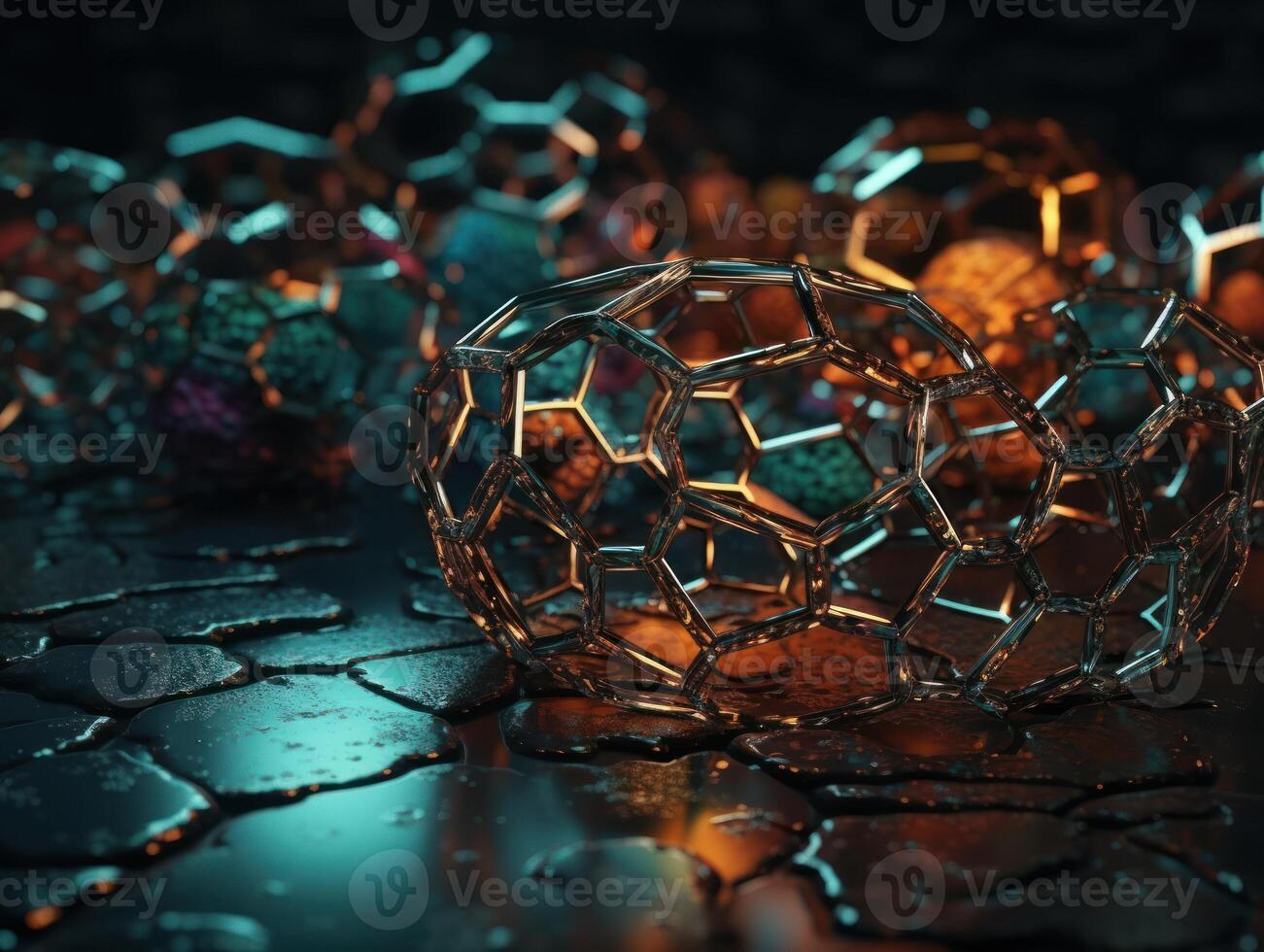 Colorful abstract background An abstract image featuring organic shapes and lines that intersect and overlap created with technology. photo