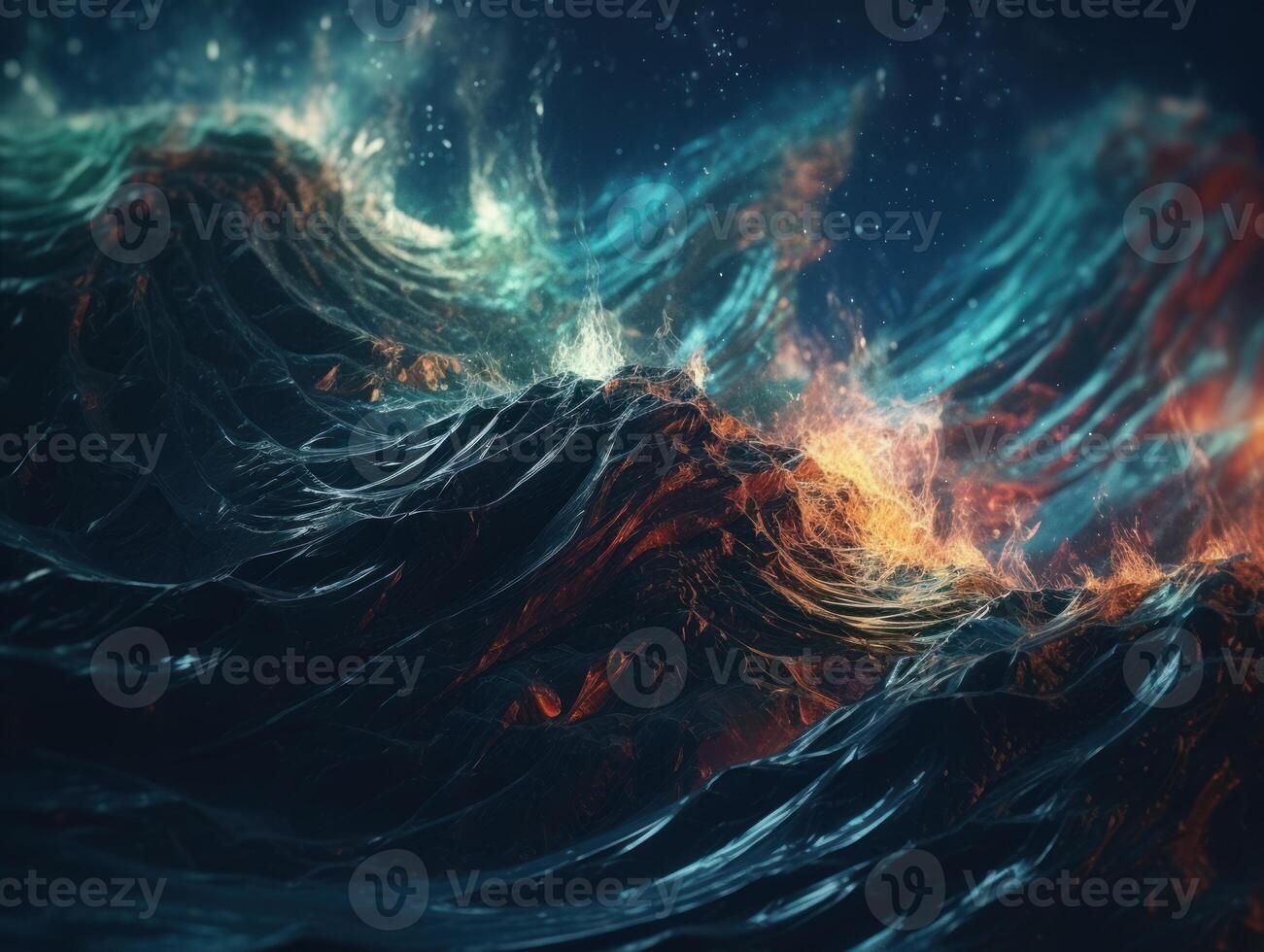 Abstract fractal. Fractal art background for creative design. Decoration for wallpaper, desktop, poster, cover booklet. Created with technology photo
