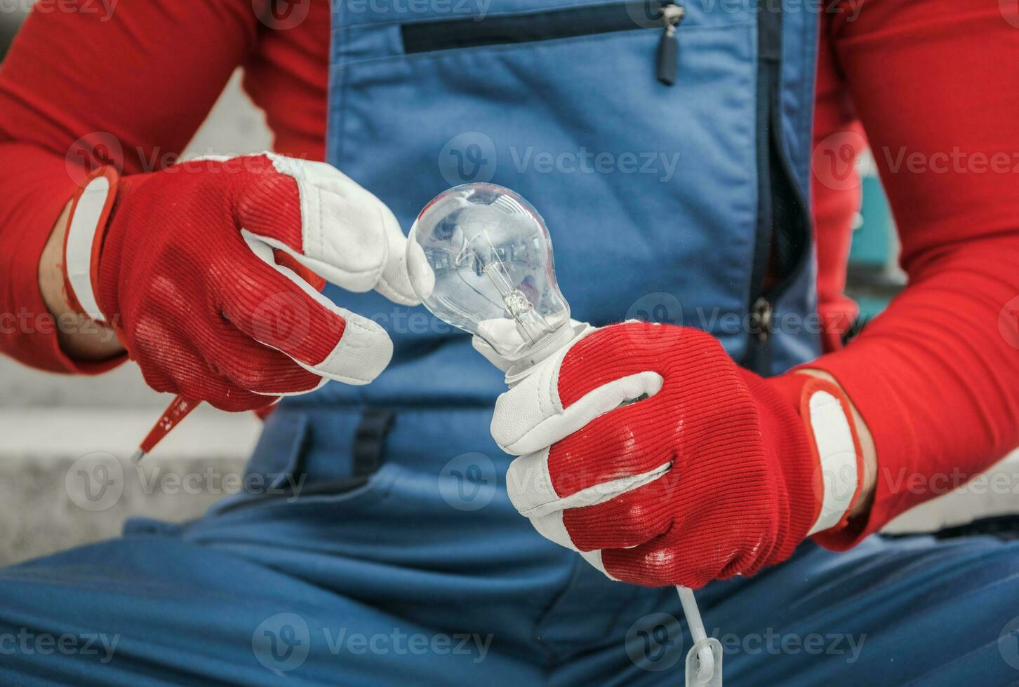 Electrician Installing Another Light Point 24532315 Stock Photo at Vecteezy