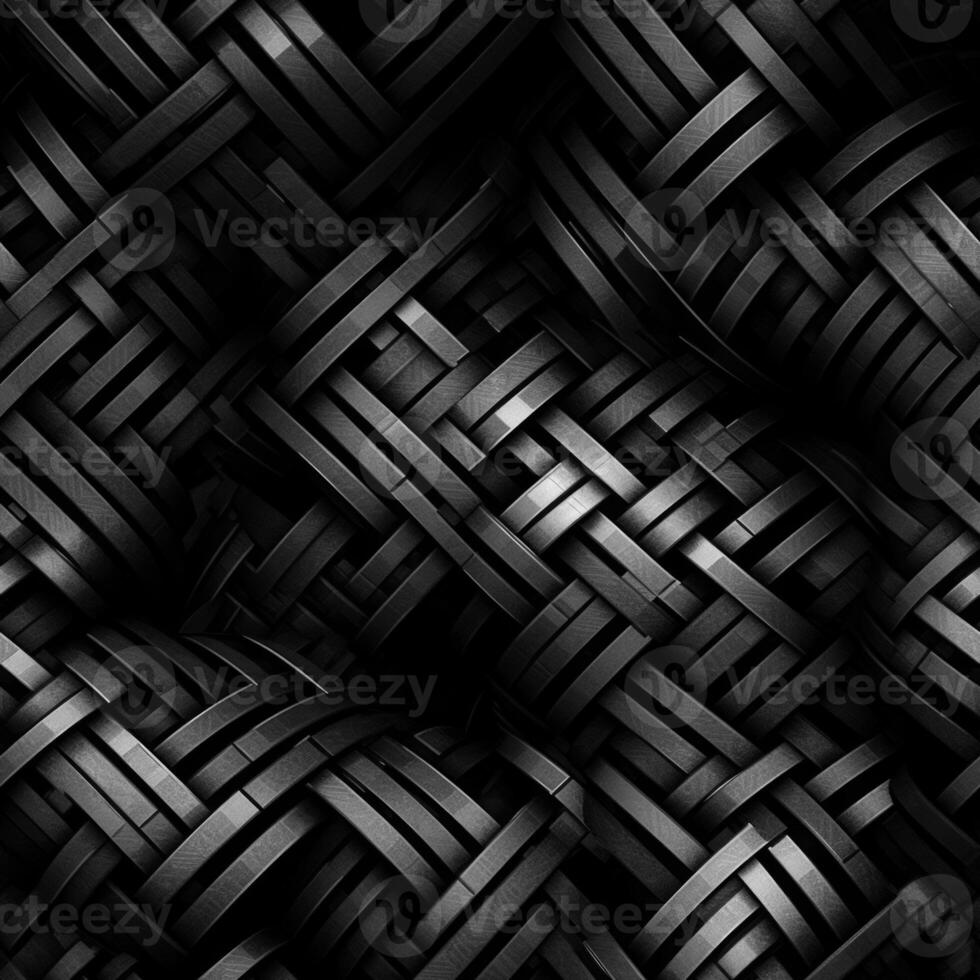 Dark black Geometric grid background created with technology photo