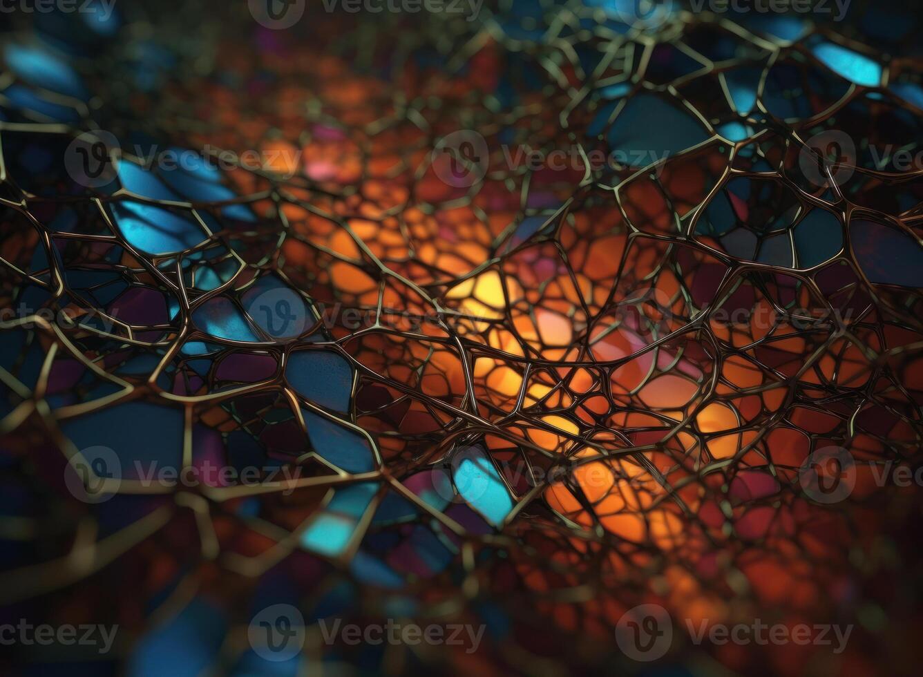 Colorful abstract background An abstract image featuring organic shapes and lines that intersect and overlap created with technology. photo