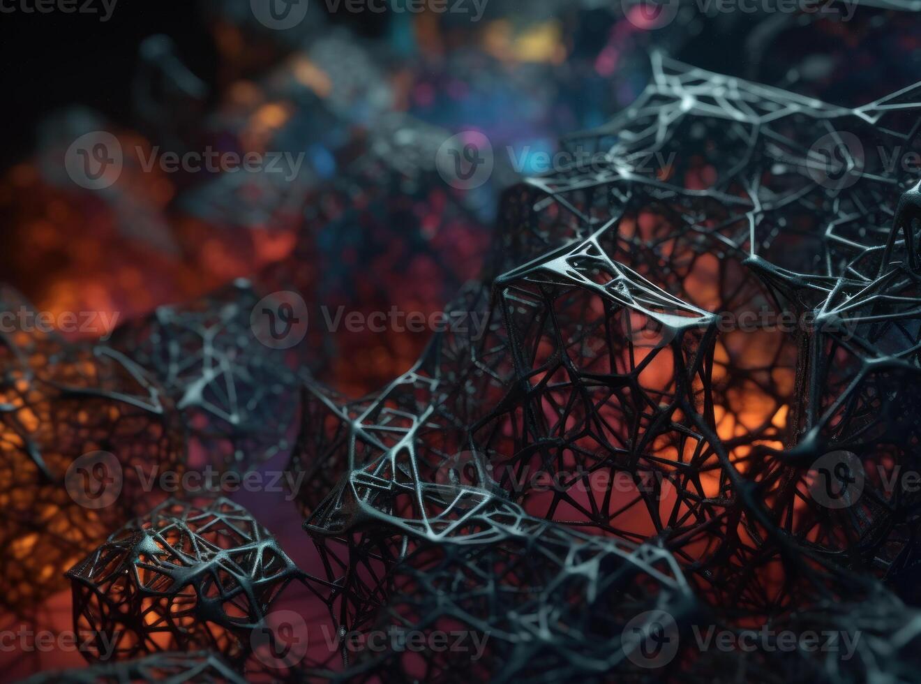 Colorful abstract background An abstract image featuring organic shapes and lines that intersect and overlap created with technology. photo