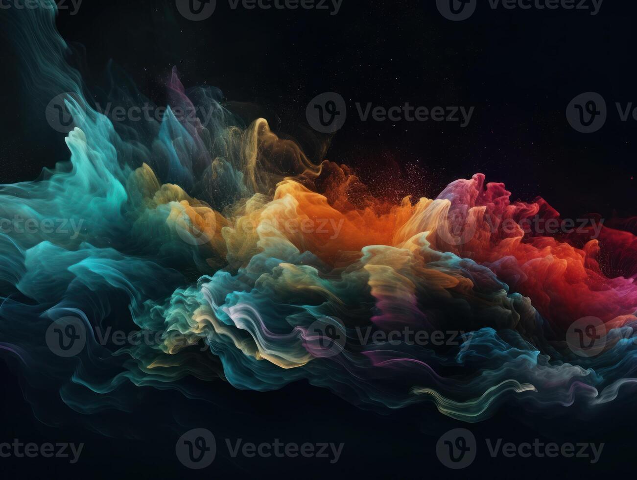 Abstract fractal. Fractal art background for creative design. Decoration for wallpaper, desktop, poster, cover booklet. Created with technology photo