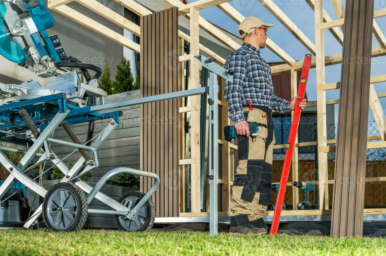 Modern Backyard Garden Shed Building photo