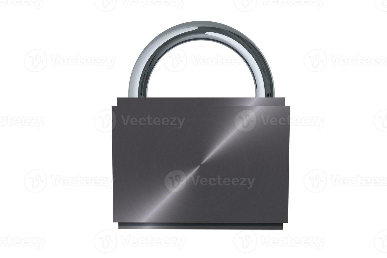 Metal Padlock Isolated photo