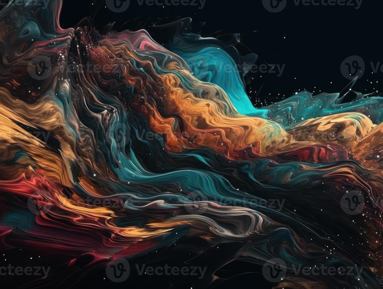 Abstract fractal. Fractal art background for creative design. Decoration for wallpaper, desktop, poster, cover booklet. Created with technology photo