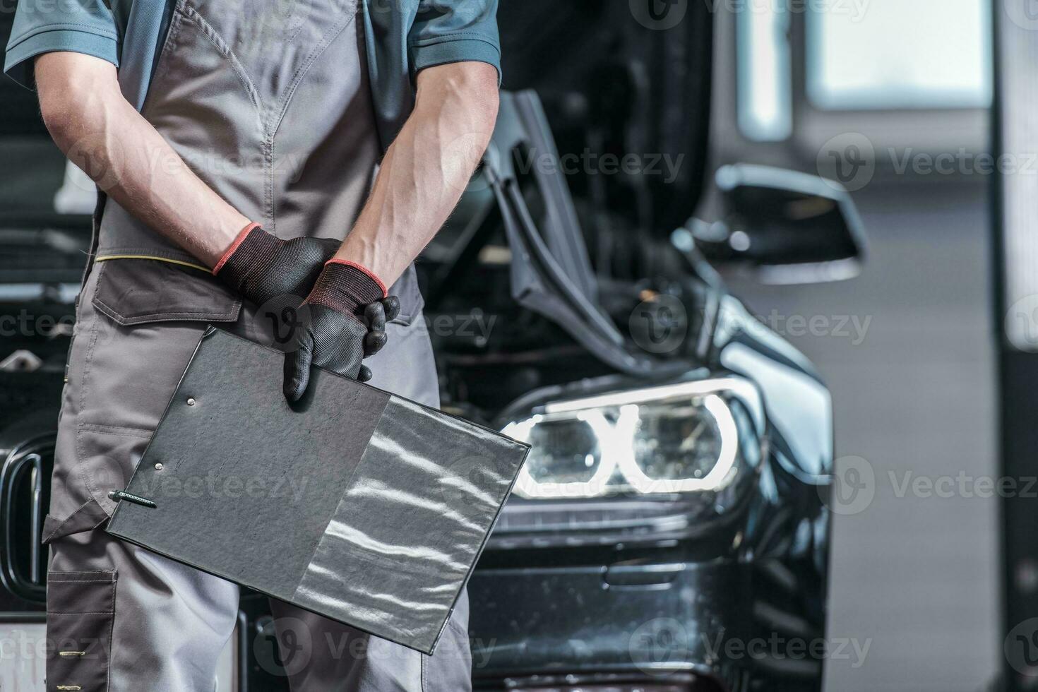 coche Servicio trabajador foto