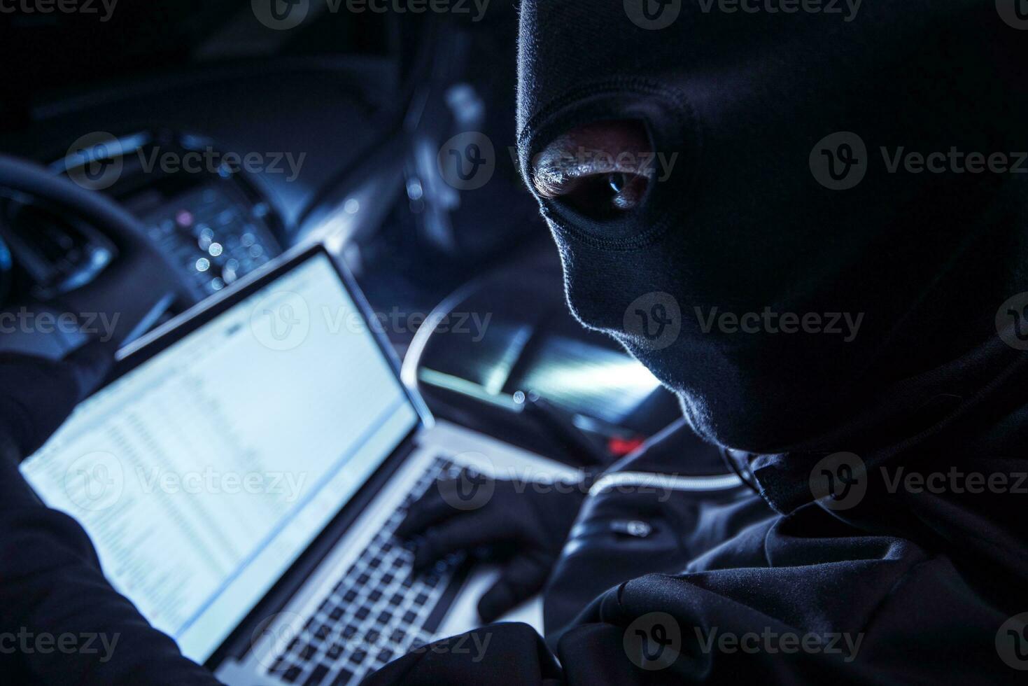 Hacker Inside the Car photo
