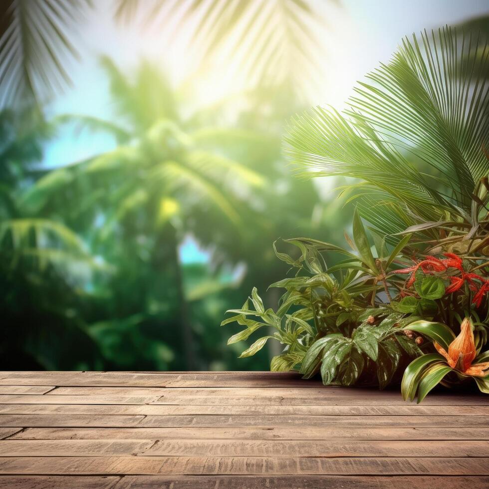 Magic tropical background. Illustration photo