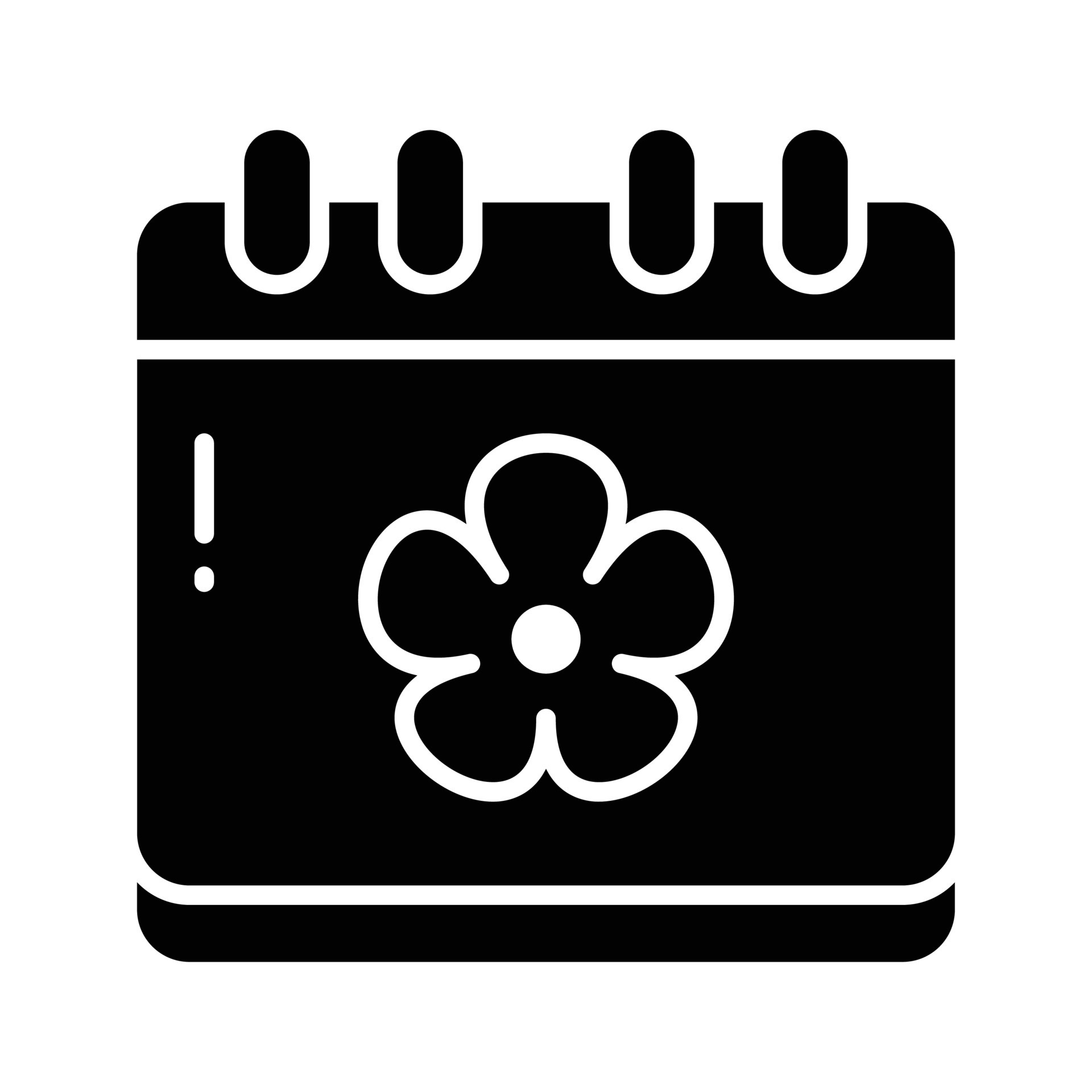 Flower On Calendar Denoting Concept Vector Of Spring Calendar In flower-on-calendar-denoting-concept-vector-of-spring-calendar-in