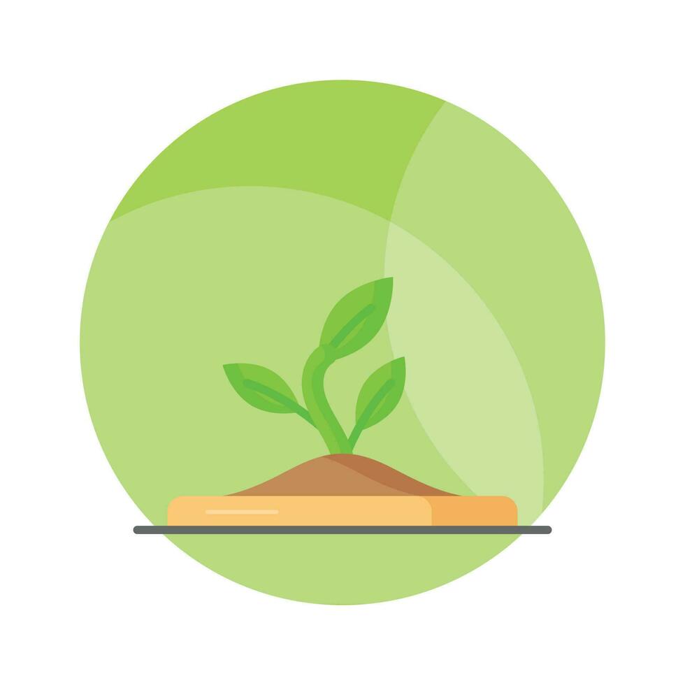 Check this amazing icon of sprout in modern style, easy to use icon vector