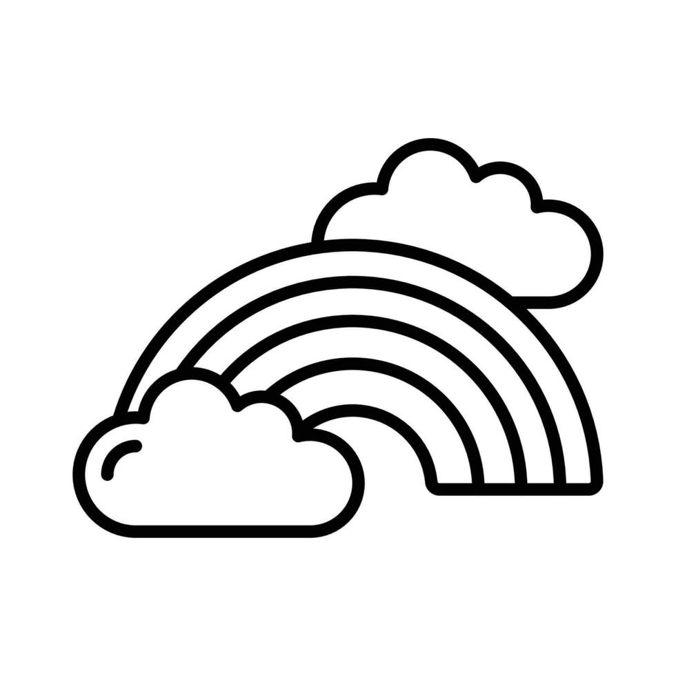Beautifully designed icon of rainbow in editable style, premium icon vector