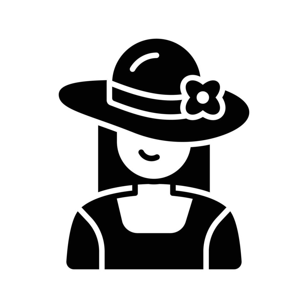 obtener sostener en esta cuidadosamente hecho a mano vector de mujer avatar en moderno estilo