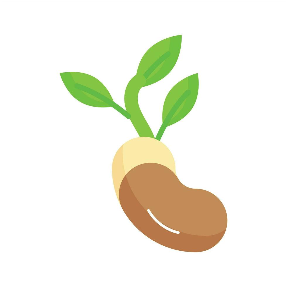 Check this amazing icon of seed sprouting in modern style, easy to use icon vector