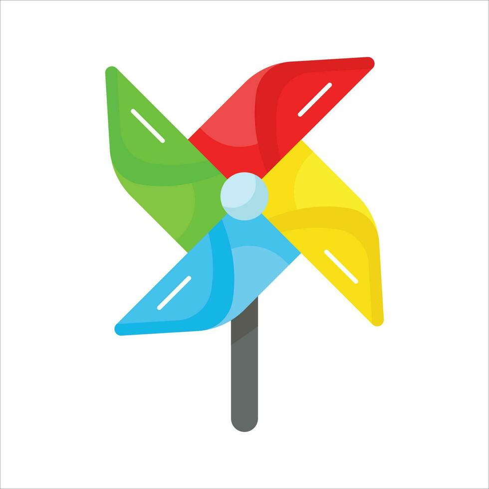 Kids plaything, an amazing icon of pinwheel in modern style, premium vector