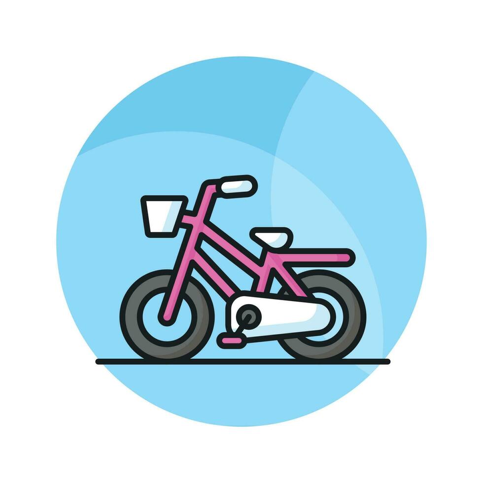 bicicleta icono diseño en moderno estilo, pedal bicicleta vector diseño