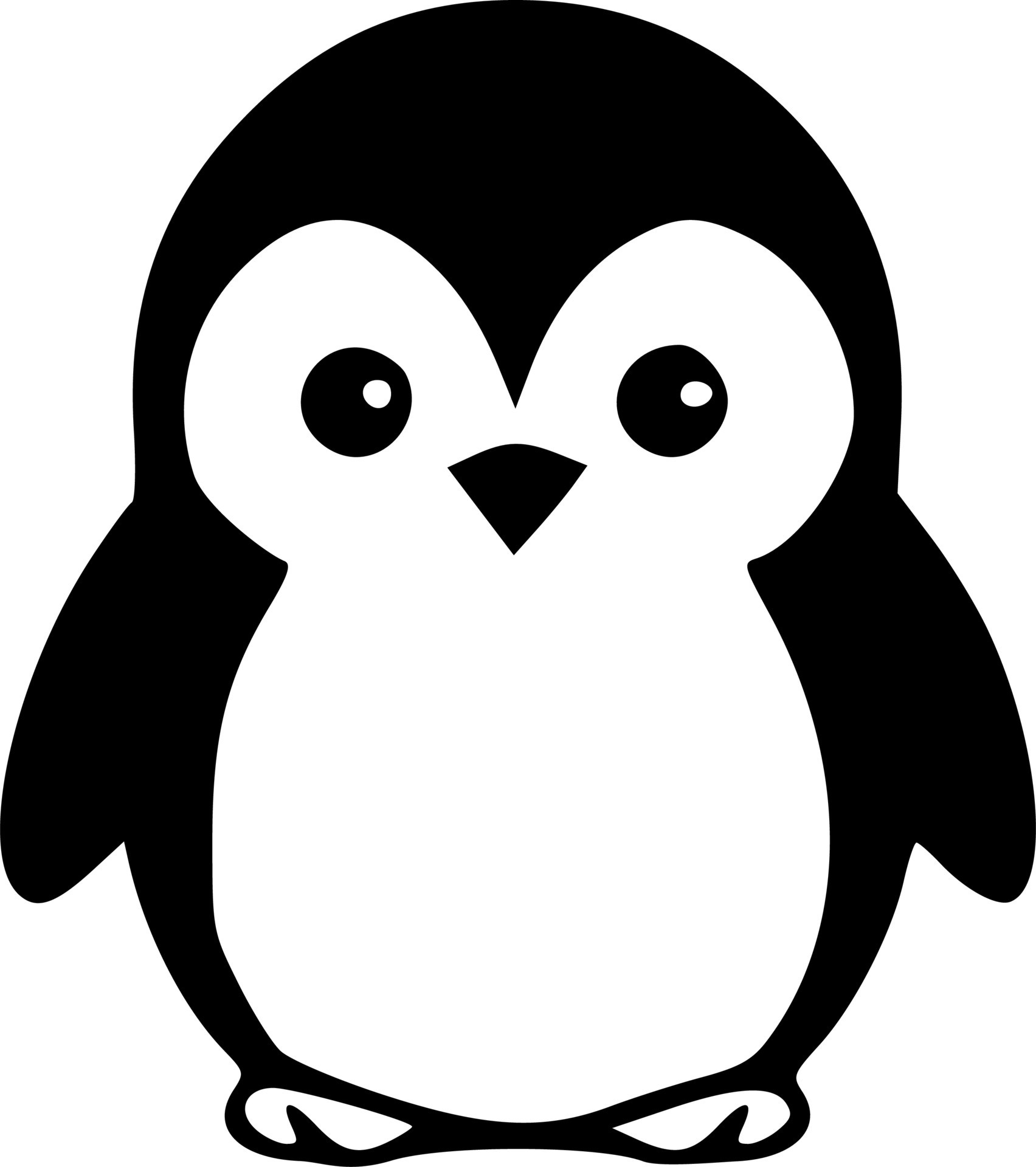 Penguin clipart vector illustration 24534574 Vector Art at Vecteezy