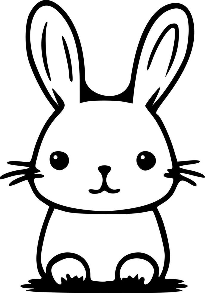 Bunny clipart vector illustration