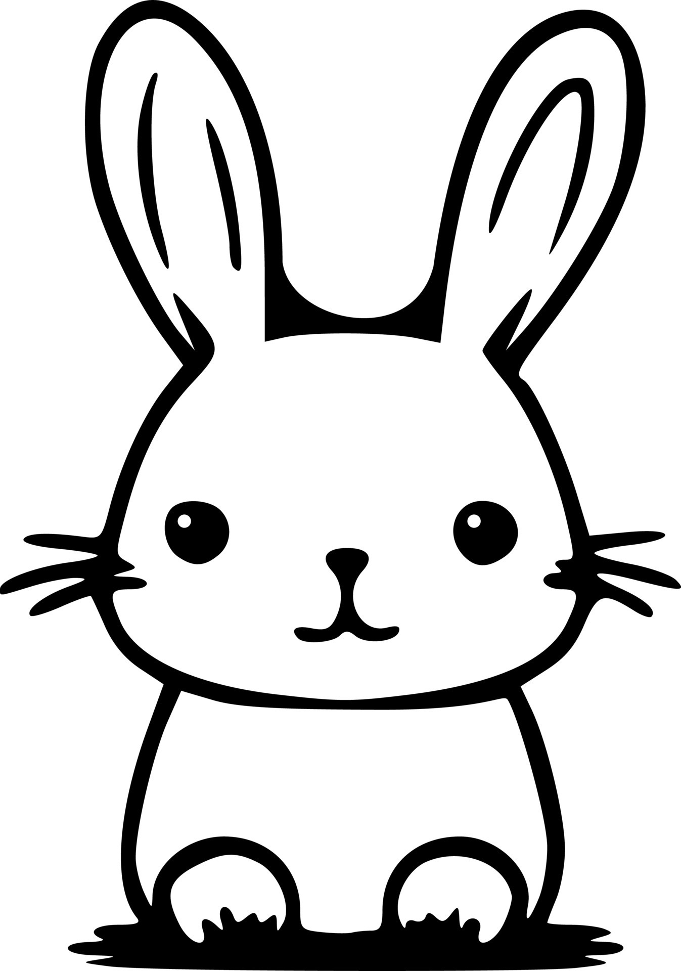 Bunny clipart vector illustration 24534585 Vector Art at Vecteezy