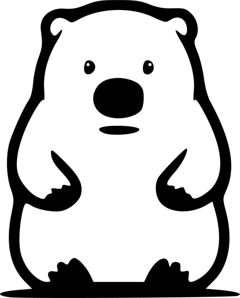 Bear clipart vector illustration