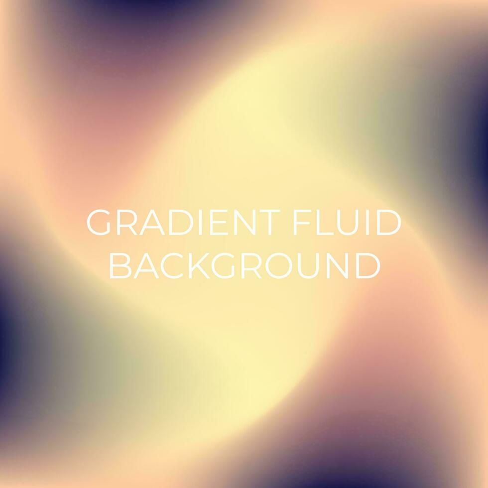 Gradient Fluid with Dark Blue, Cream and Pink Background Design vector