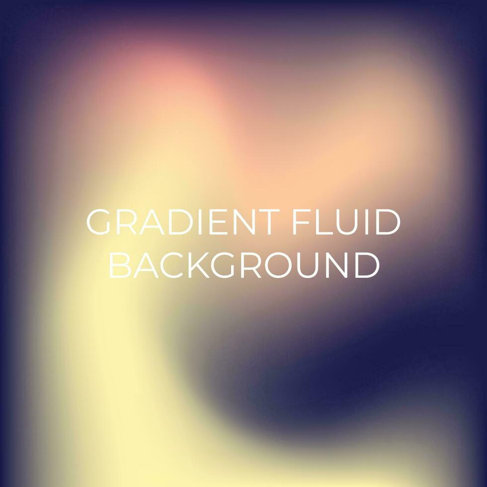 Gradient Fluid with Dark Blue, Cream and Pink Background Design vector