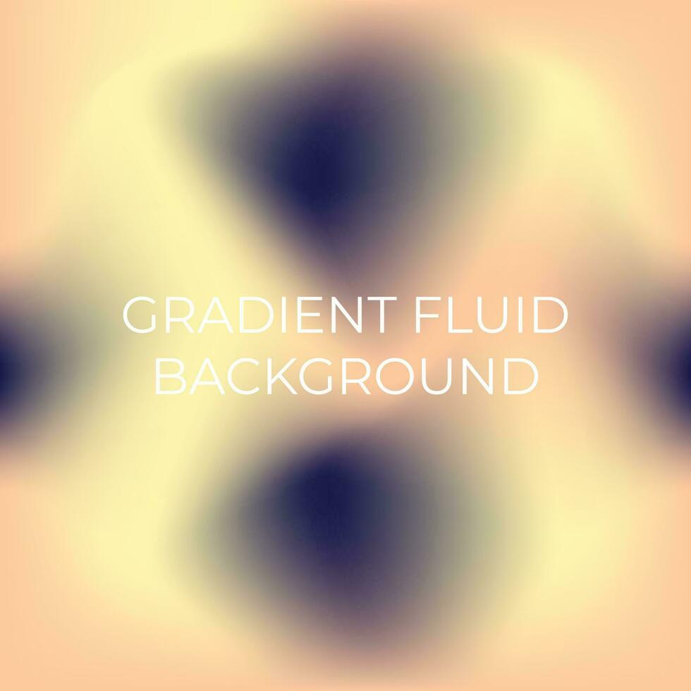 Gradient Fluid with Dark Blue, Cream and Pink Background Design vector