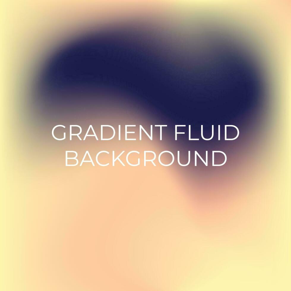 Gradient Fluid with Dark Blue, Cream and Pink Background Design vector