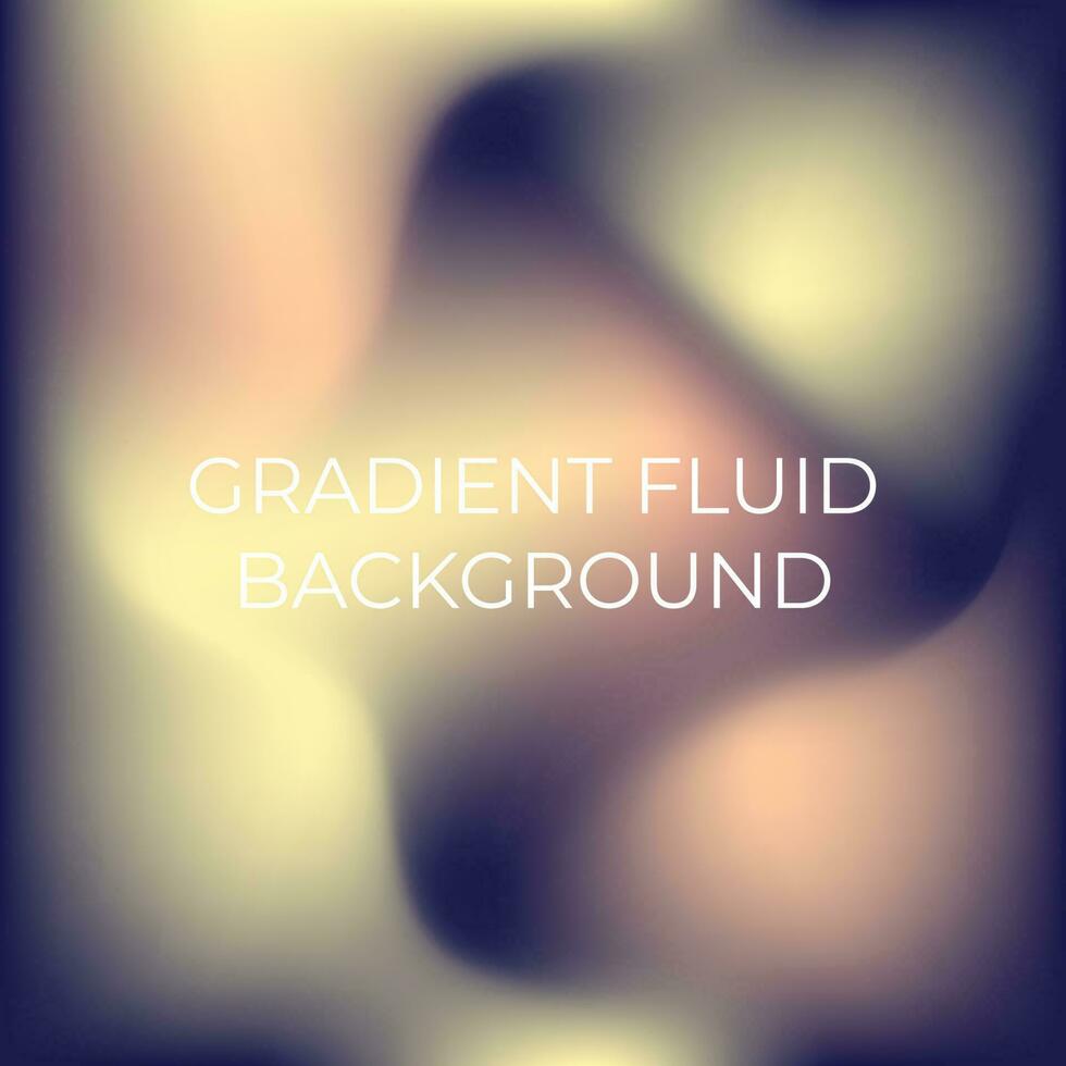 Gradient Fluid with Dark Blue, Cream and Pink Background Design vector