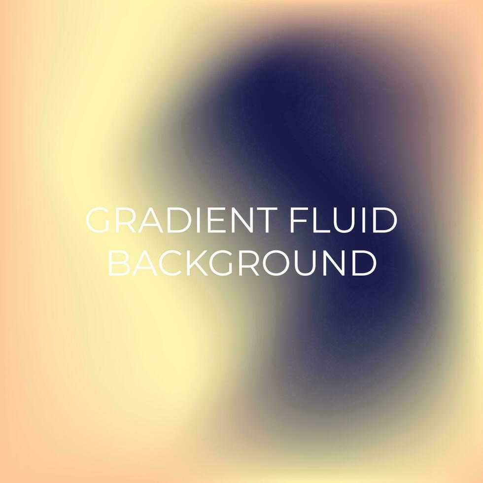 Gradient Fluid with Dark Blue, Cream and Pink Background Design vector