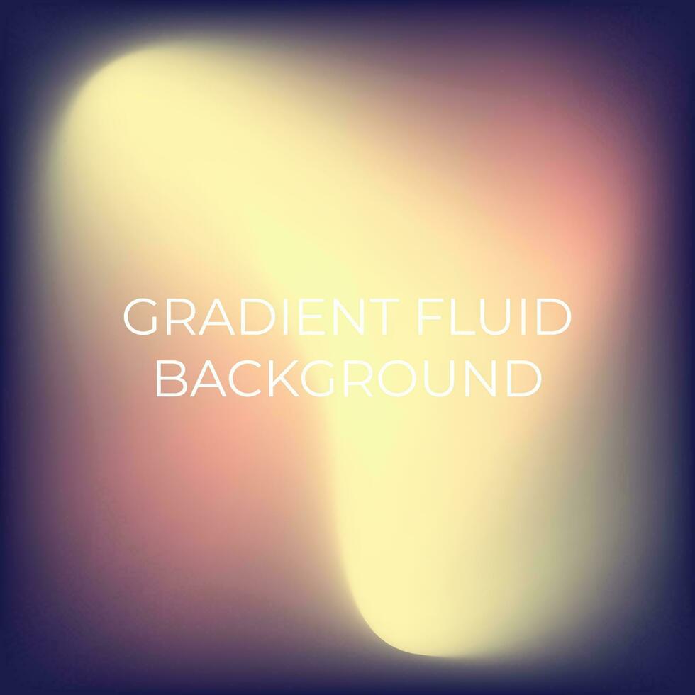 Gradient Fluid with Dark Blue, Cream and Pink Background Design vector