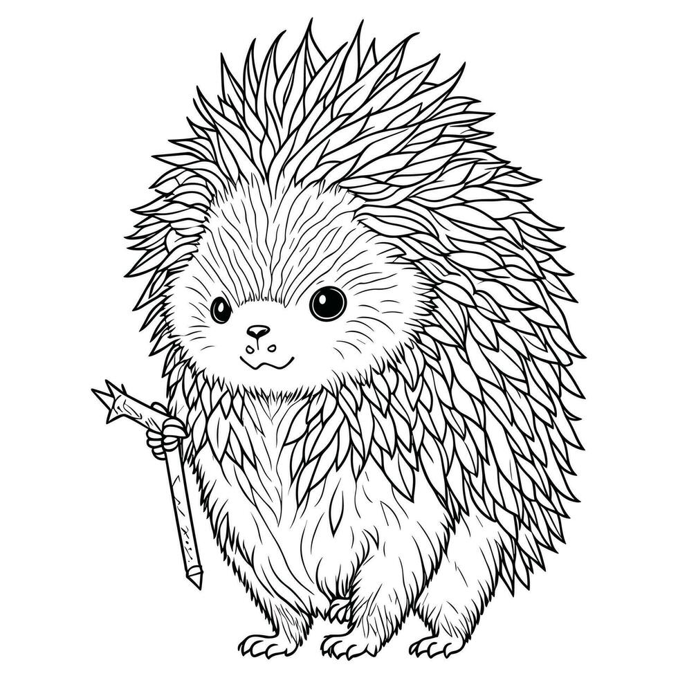 porcupine-coloring-pages-for-kids-black-and-white-24534951-vector-art-at-vecteezy