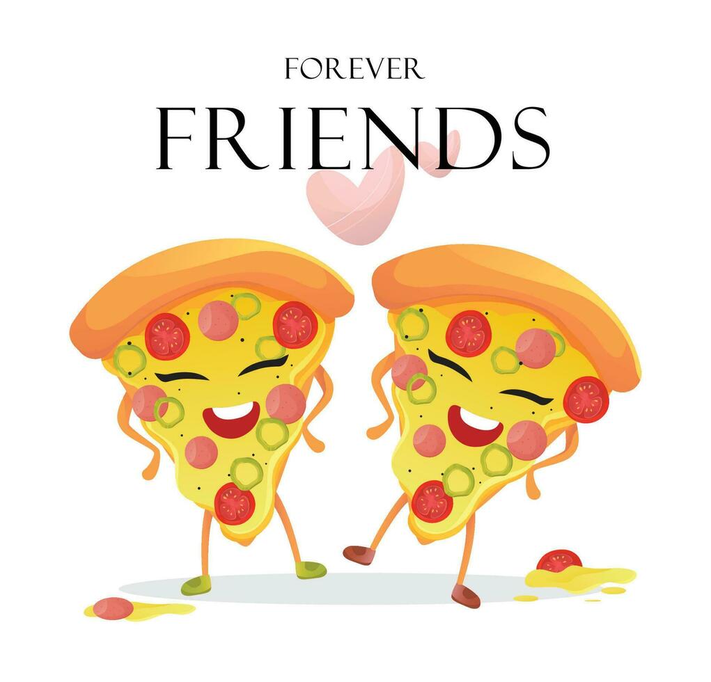 Happy friendship day illustration vector