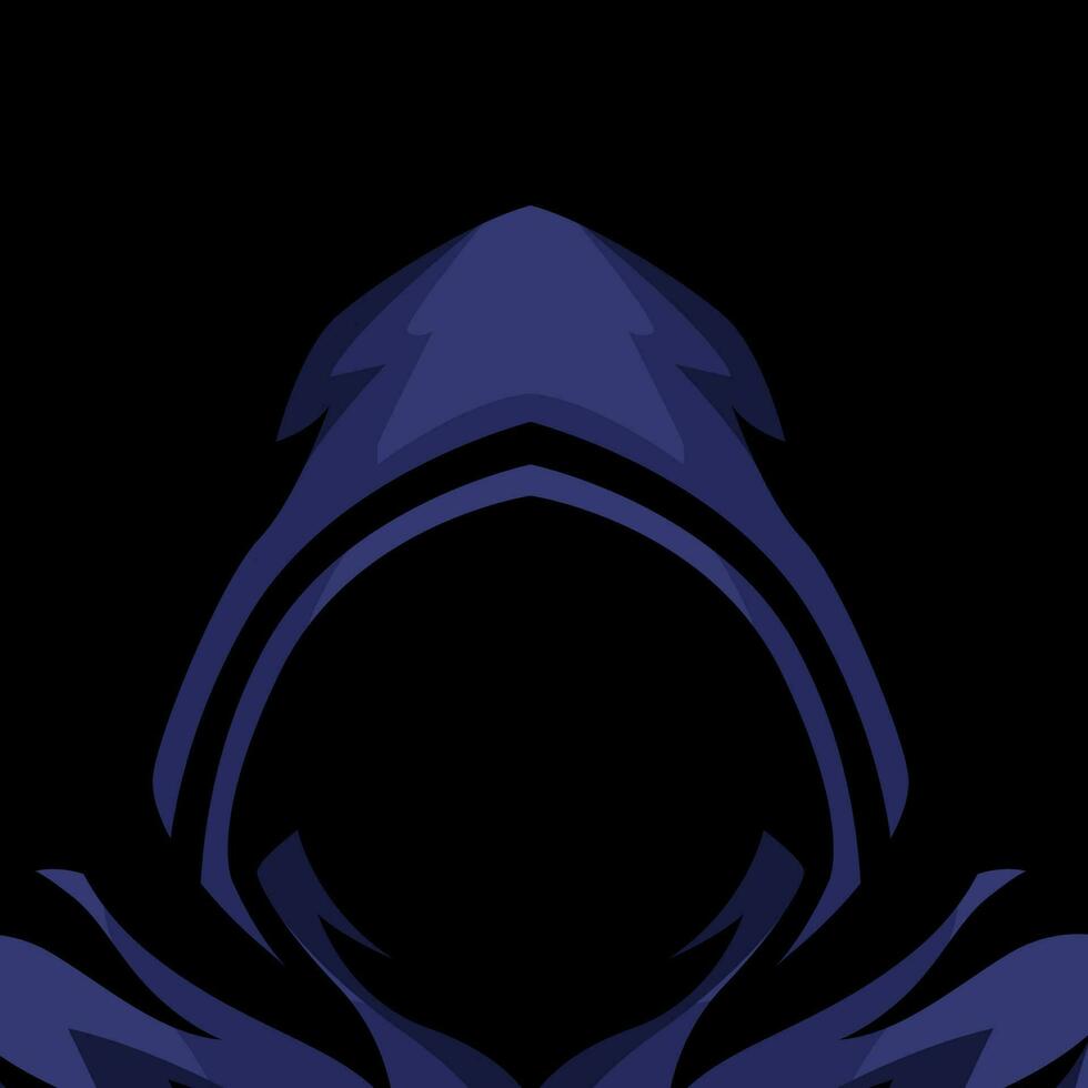 hacker design logo vector. hoodie design logo vector