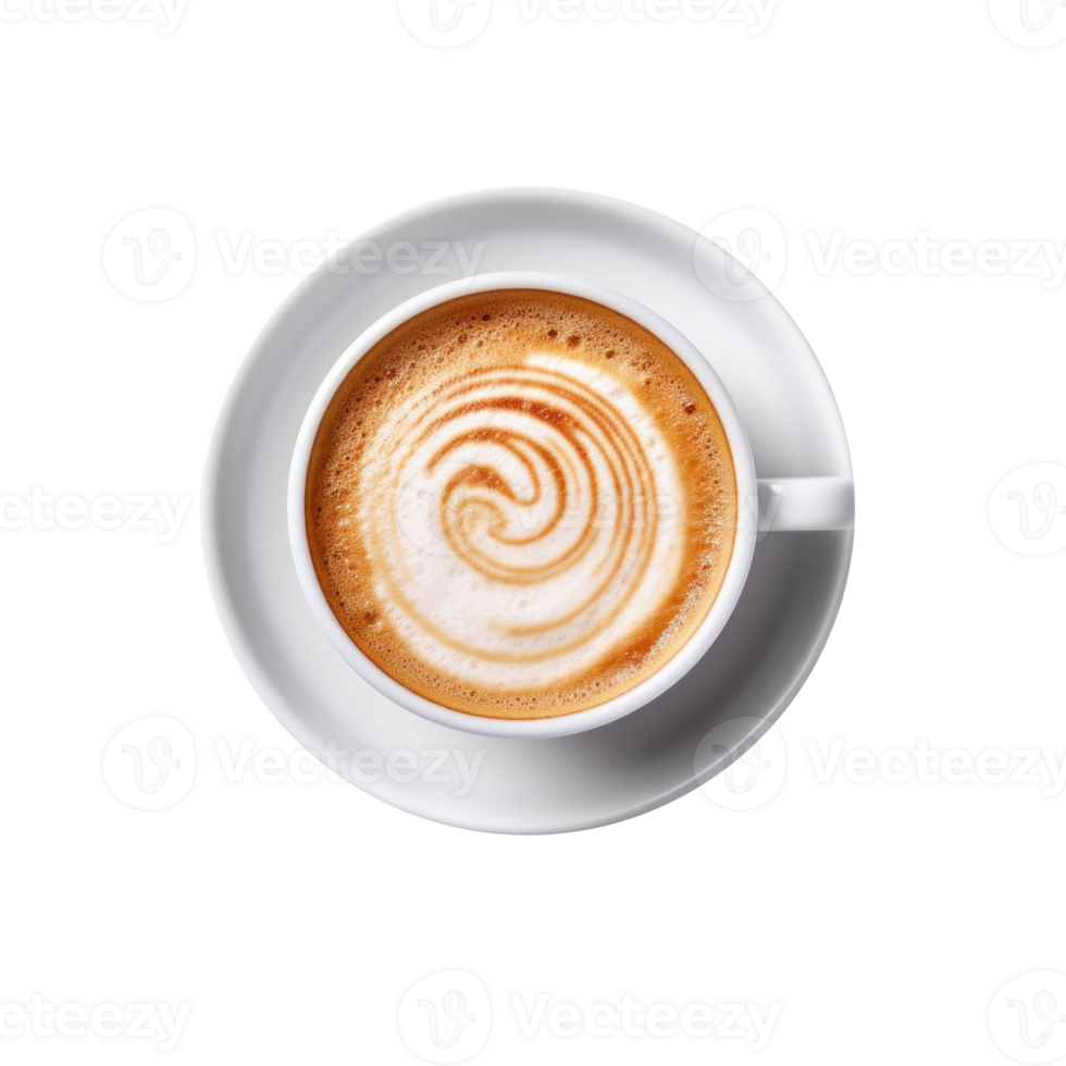 Cappuccino cup isolated. Illustration png