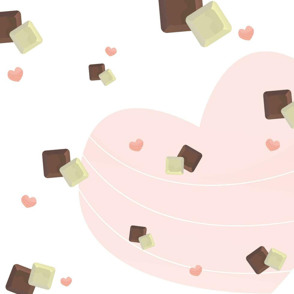 Chocolate illustration banner templates vector