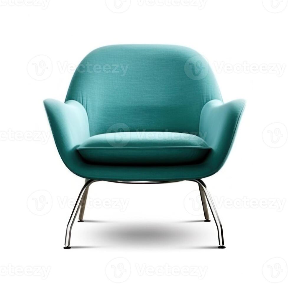 Modern vivid armchair isolated. Illustration photo